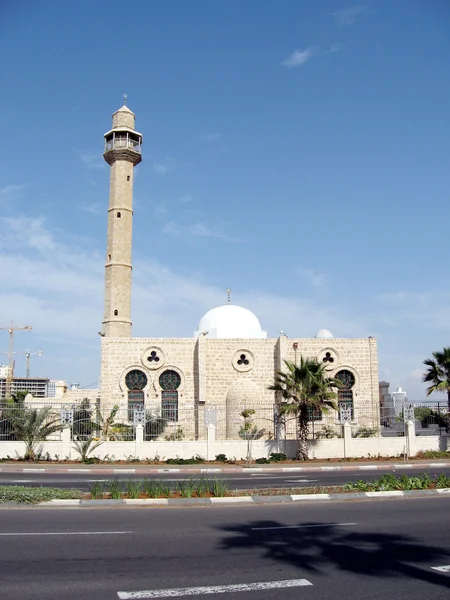Тель-Авивский минарет мечети Хасан-бек 2009 — стоковое фото
