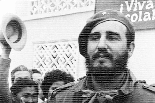 Yangiyer üdvözölte Fidel 1963 Stock Kép