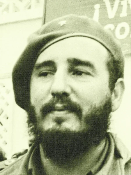 Yangiyer portret Fidela Castro 1963 — Zdjęcie stockowe