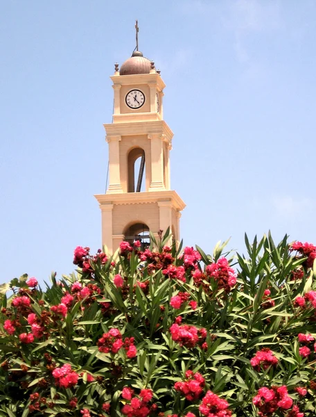 Jaffa Kilisesi St Peter kule 2007 — Stok fotoğraf