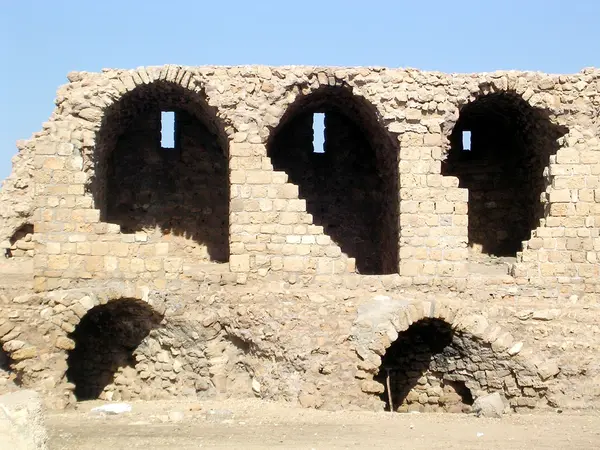 Akko Ruinen der Festung 2003 — Stockfoto