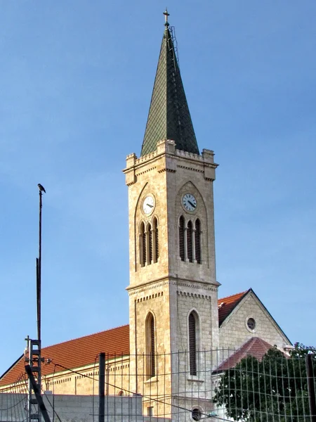 Jaffa la torre de la Iglesia Franciscana 2011 —  Fotos de Stock