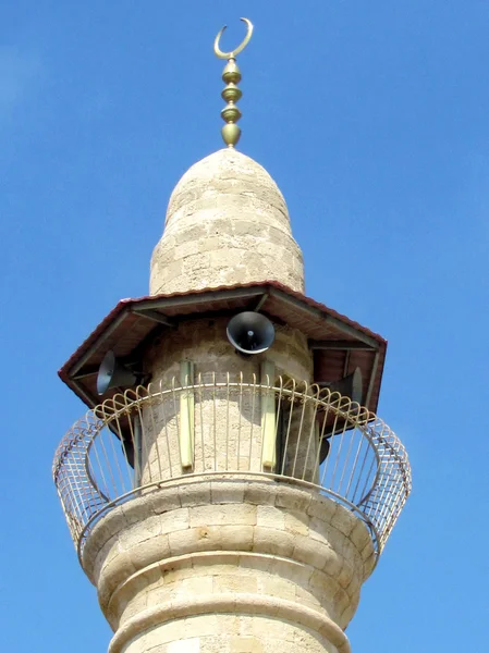 2012年 Al-siksik 清真寺尖塔贾法顶 — 图库照片