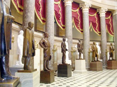 Washington Capitol the Statuary Hall 2004 clipart