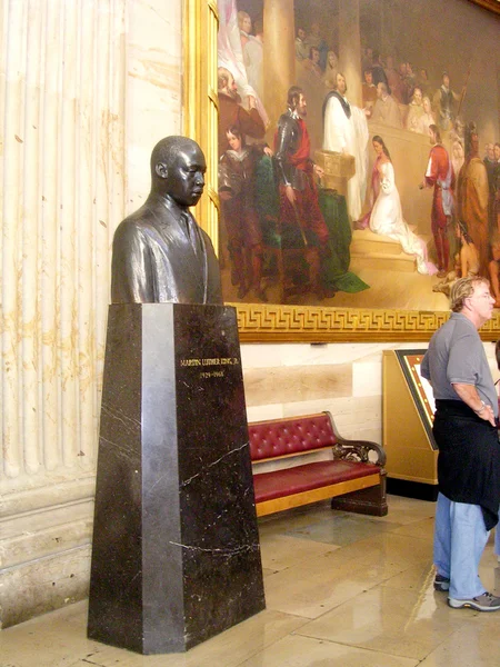 Washington Capitol Martin Luther King busto 2004 — Fotografia de Stock