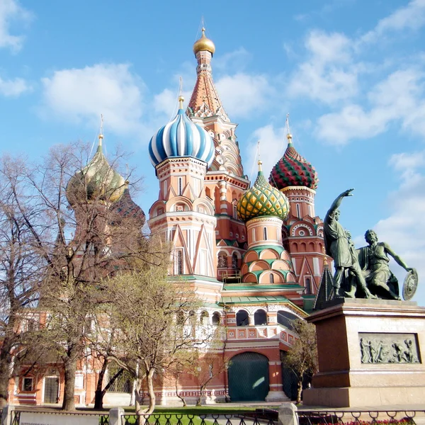Moskau die kathedrale des heiligen basilikum des gesegneten 2011 — Stockfoto
