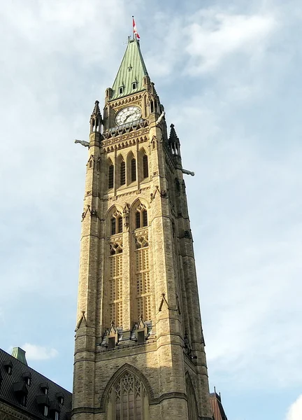Ottawa Parliament Peace Tower 2008 — Stock Photo, Image
