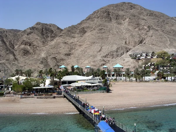 Eilat coast of Red Sea near Oceanarium 2005 — Stock Photo, Image