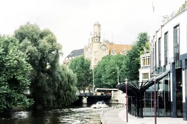 Amsterdam der kanal 2002 — Stockfoto