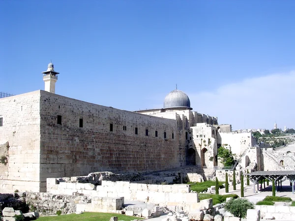 Jerusalém vista da Mesquita Al-Aqsa 2005 — Fotografia de Stock