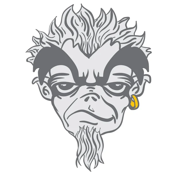 garip sakallı canavar