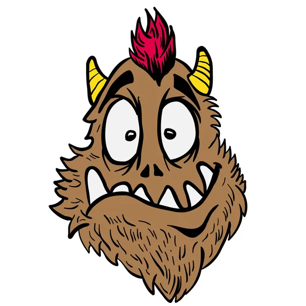 Grappig uitziende monster — Stockvector