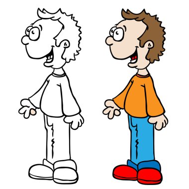 küçük çocuk ayakta