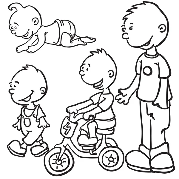 Boy Growing Up Stock Illustrations – 422 Boy Growing Up Stock  Illustrations, Vectors & Clipart - Dreamstime