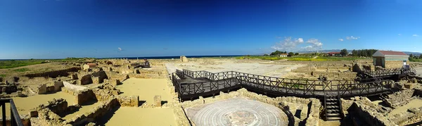 Grote landschap van Paphos Archaeological Park (Cyprus eiland) — Stockfoto