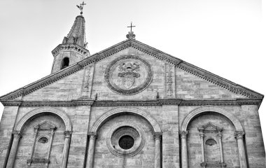 Pienza eski ortaçağ köyü (UNESCO tarafından Katedrali)