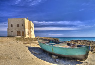 San Leonardo Watchtower, Pilone defne, Ostuni Köyü,: Salento