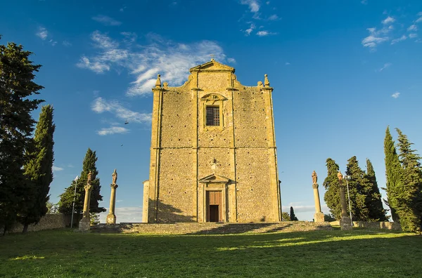Церковь Сан-Джузеппе (Вольтерра, Италия) ) — стоковое фото