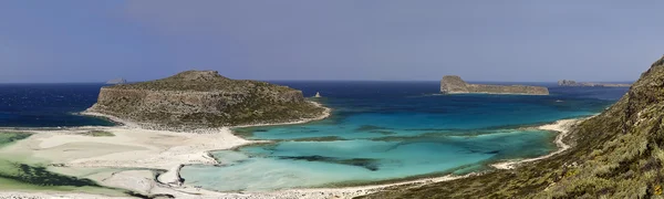 Balos lagune Kreta eiland groot landschap — Stockfoto
