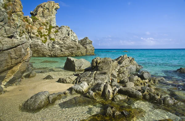 Pláž paradiso del sub Itálie Kalábrie Zambrone (Parma) — Stock fotografie