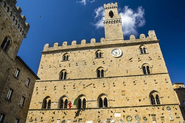 Palast der Prioren volterra italienisches Dorf 2 — Stockfoto