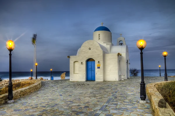 Agios Nikolaos (St. Nicholas church) Paralimni Cyprus Island — Stock Photo, Image