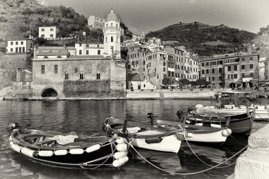 vernazza Köyü cinque terre (beş topraklar) liguria İtalya balıkçılık