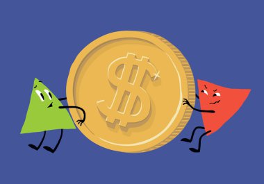 Dolar pozitif ve negatif dinamikleri. ABD'de (Doları enflasyon Doları kaza, Doları Daralt, Doları kriz Enflasyon).