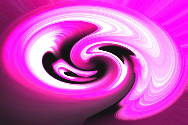 Colore Vortice in rosa e nero — Foto Stock