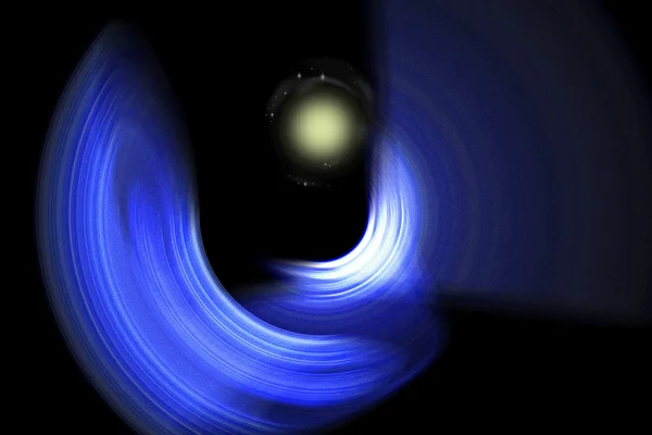 Schwarzes Loch im Weltall — Stockfoto