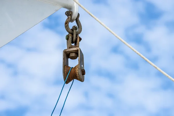 Blok van een zeilschip — Stockfoto