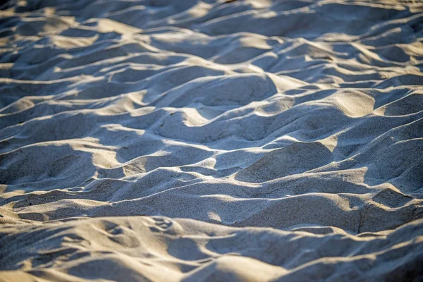 Zand van een strand met Shapes — Stockfoto