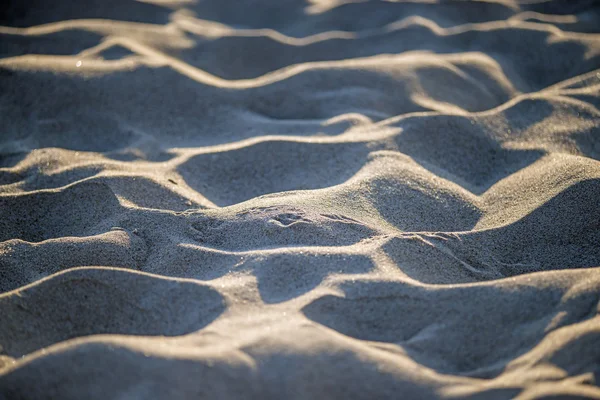 Zand van een strand met Shapes — Stockfoto
