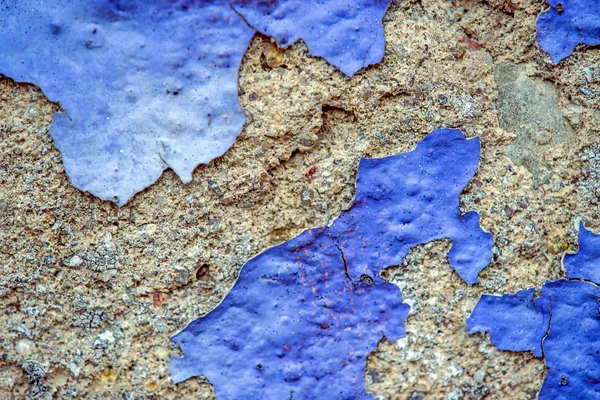 Muur van beton met verwende coating — Stockfoto