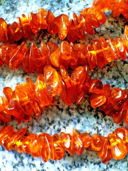 Amber bracelet,closeup — Stock Photo, Image