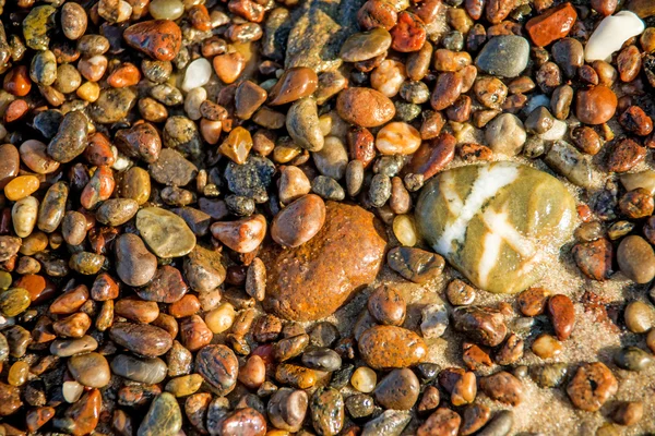 หินก้อนหินบนชายหาด — ภาพถ่ายสต็อก