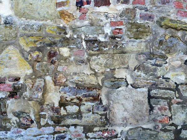Eski, ortaçağ manastır duvarı — Stok fotoğraf