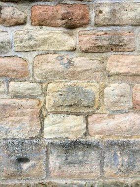 kum taşlarla abbey duvar eski