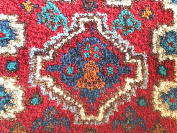 Handmade oriental carpet — Stock Photo, Image