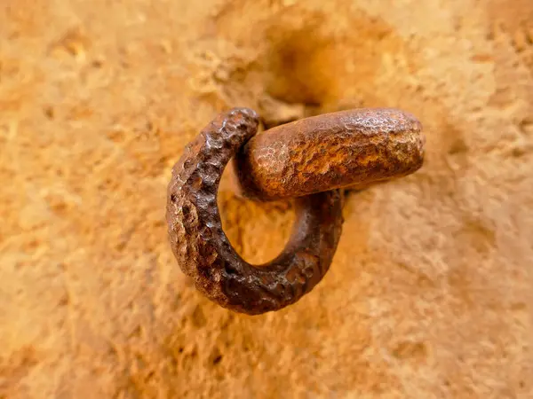 Hook Ring Medieval Castle Wall — Stock Photo, Image