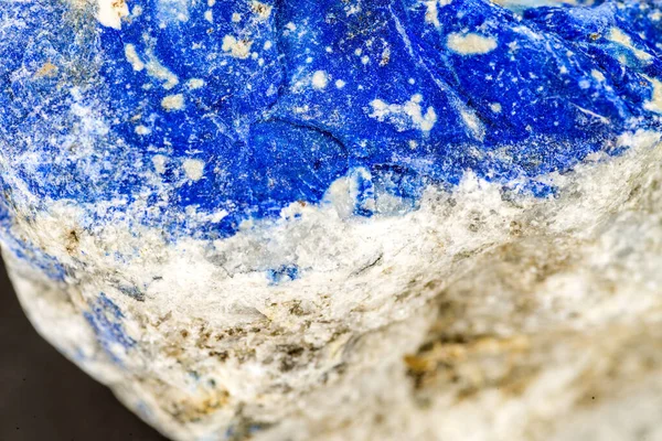 Lapis Lazuli Batu Dalam Closeup — Stok Foto