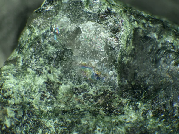 Diopside Ädelsten Närbild — Stockfoto