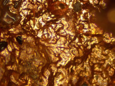 Yakın planda bakır cevheri.