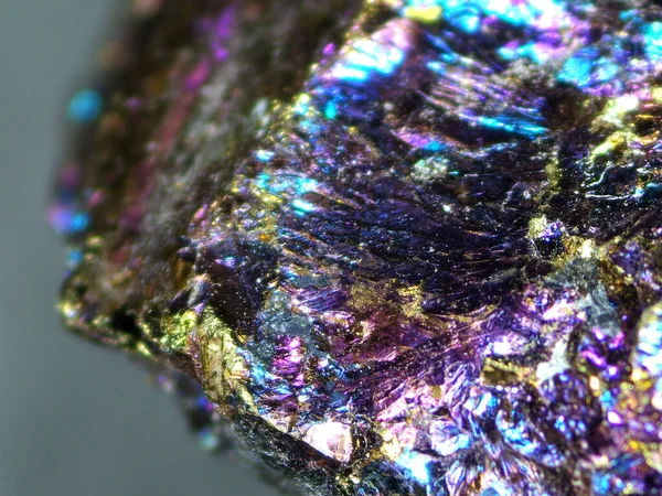 Bornite Conosciuta Anche Come Minerale Pavone — Foto Stock
