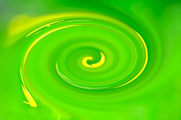 Colorful Spiral Green Yellow — Fotografia de Stock