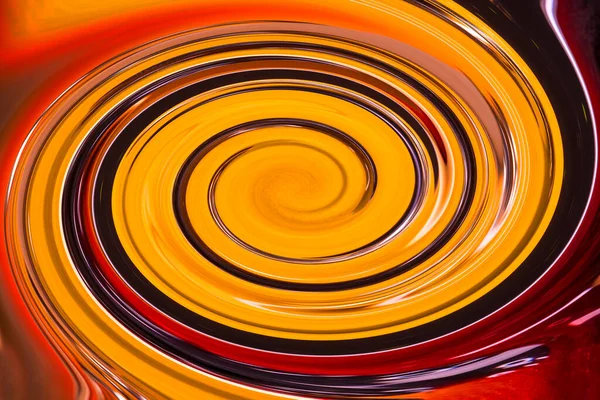Colorful Spiral Sunburst — 图库照片