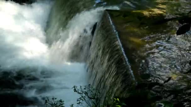 Cachoeira Herdeiro Rio Fils Alemanha — Vídeo de Stock