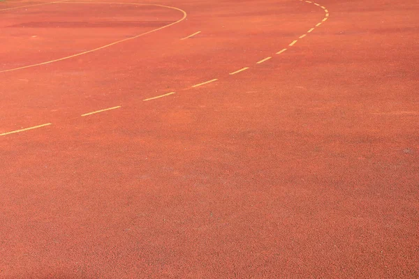 Chão Esportes Piso Basquete Com Linhas — Fotografia de Stock