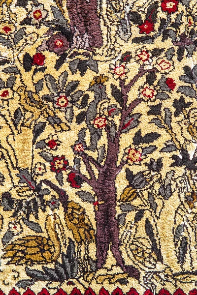 Carpet, old, handmade — Stock Photo, Image