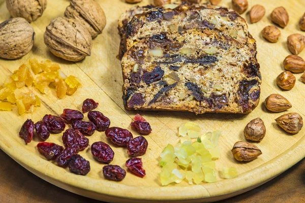 German fruitcake — Stock Photo, Image